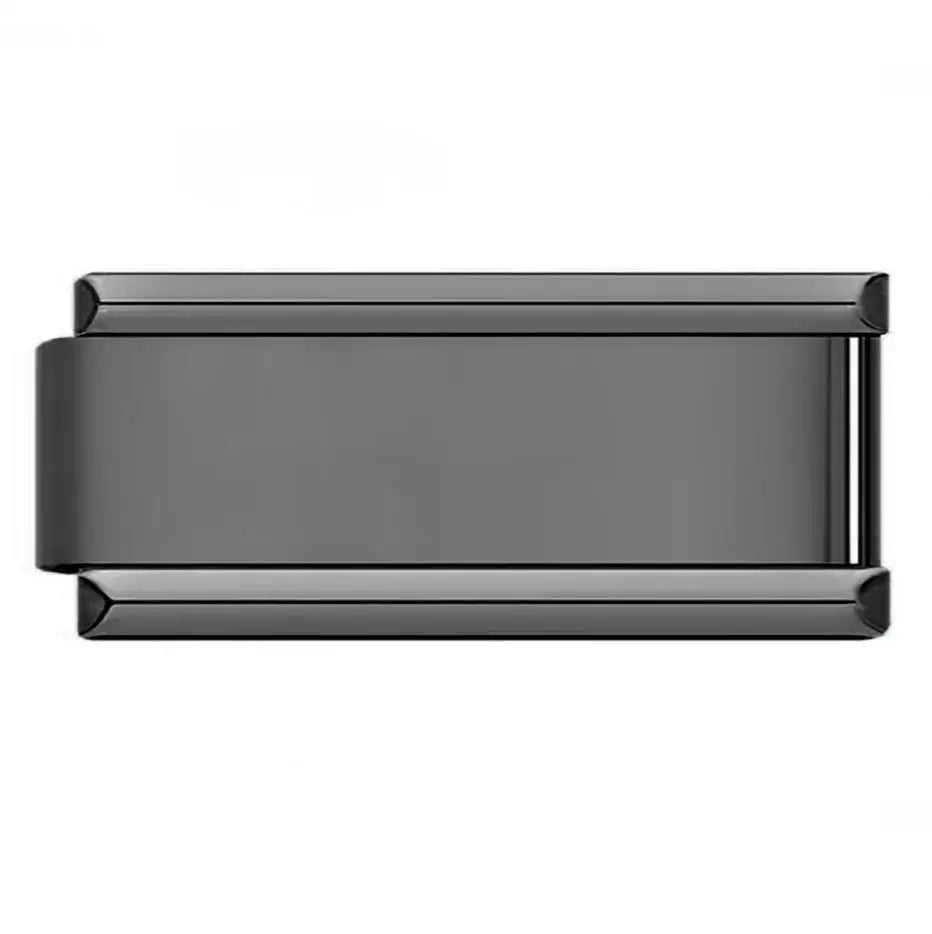 Bracelet à maillons interchangeables (style « Italian Charm ») pour hommes et femmes – Bijou en acier inoxydable couleur argent (maillons de 20 x 9 mm) – Accessoire unisexe idéal pour les fêtes. YC Studio