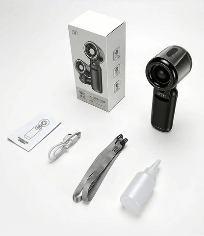 Mini Small Fan Water Mist Spray Fan 3600mAh 5 Speeds Portable Handheld Foldable Neck Hanging Type-C Rechargeable Humidifier Fans YC Studio