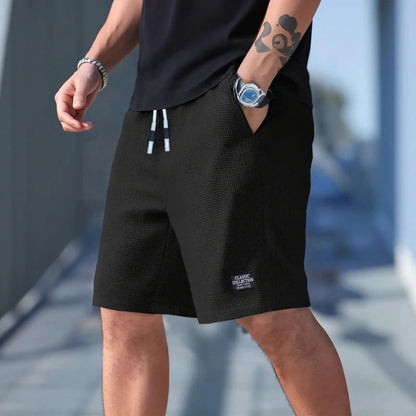 Men's Shorts, Men's Casual Pants, Men's Beach Shorts, Men's Sports Shorts, New Fashion Textured Fabric, Breathable Pants, Suitable for Both Daily Casual Wear and Sports YC Studio