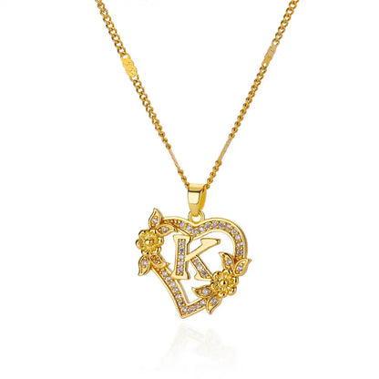Collier Initiale en acier inoxydable – Cadeau Bijou pour Femme Sans anicroche