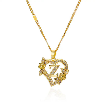 Collier Initiale en acier inoxydable – Cadeau Bijou pour Femme Sans anicroche