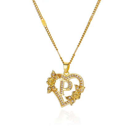 Collier Initiale en acier inoxydable – Cadeau Bijou pour Femme Sans anicroche