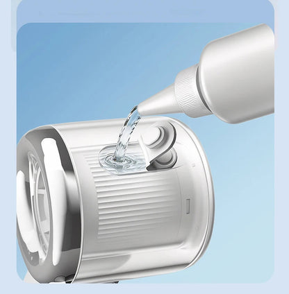 Mini Small Fan Water Mist Spray Fan 3600mAh 5 Speeds Portable Handheld Foldable Neck Hanging Type-C Rechargeable Humidifier Fans YC Studio