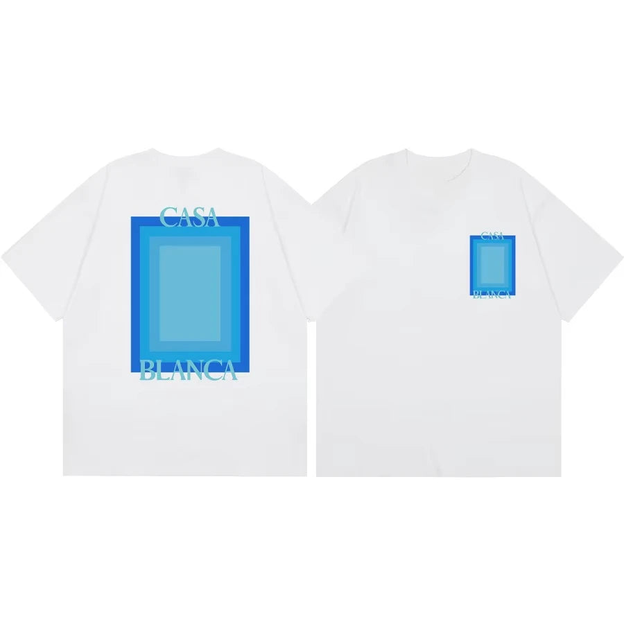 T-shirt graphique style « Arch Art » (tendance rétro Y2K, esprit luxe décontracté) – 100 % coton – Streetwear d'été pour hommes et femmes YC Studio