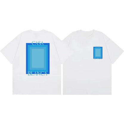 T-shirt graphique style « Arch Art » (tendance rétro Y2K, esprit luxe décontracté) – 100 % coton – Streetwear d'été pour hommes et femmes YC Studio