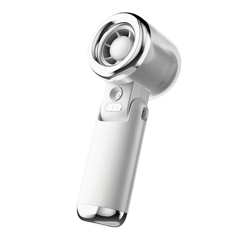 Mini Small Fan Water Mist Spray Fan 3600mAh 5 Speeds Portable Handheld Foldable Neck Hanging Type-C Rechargeable Humidifier Fans YC Studio