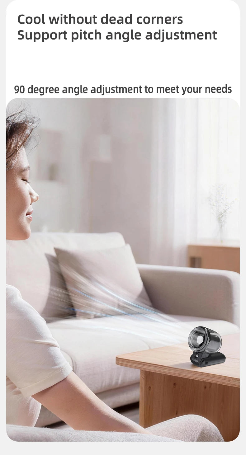 Mini Small Fan Water Mist Spray Fan 3600mAh 5 Speeds Portable Handheld Foldable Neck Hanging Type-C Rechargeable Humidifier Fans YC Studio