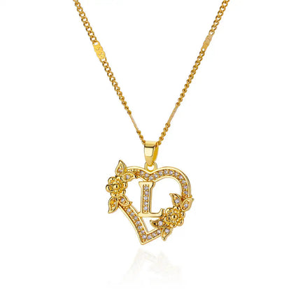 Collier Initiale en acier inoxydable – Cadeau Bijou pour Femme Sans anicroche