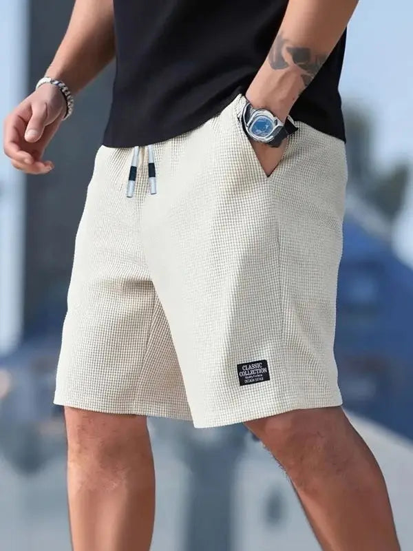 Men's Shorts, Men's Casual Pants, Men's Beach Shorts, Men's Sports Shorts, New Fashion Textured Fabric, Breathable Pants, Suitable for Both Daily Casual Wear and Sports YC Studio