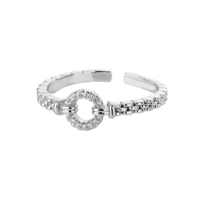 Anillos Gold Color Cubic Zirconia Chic Rings For Women 2025 Punk Elegant Wedding Party Aesthetic Stainless Steel Ring Jewelry Sans anicroche